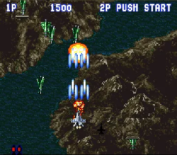 Aero Fighters (USA) screen shot game playing